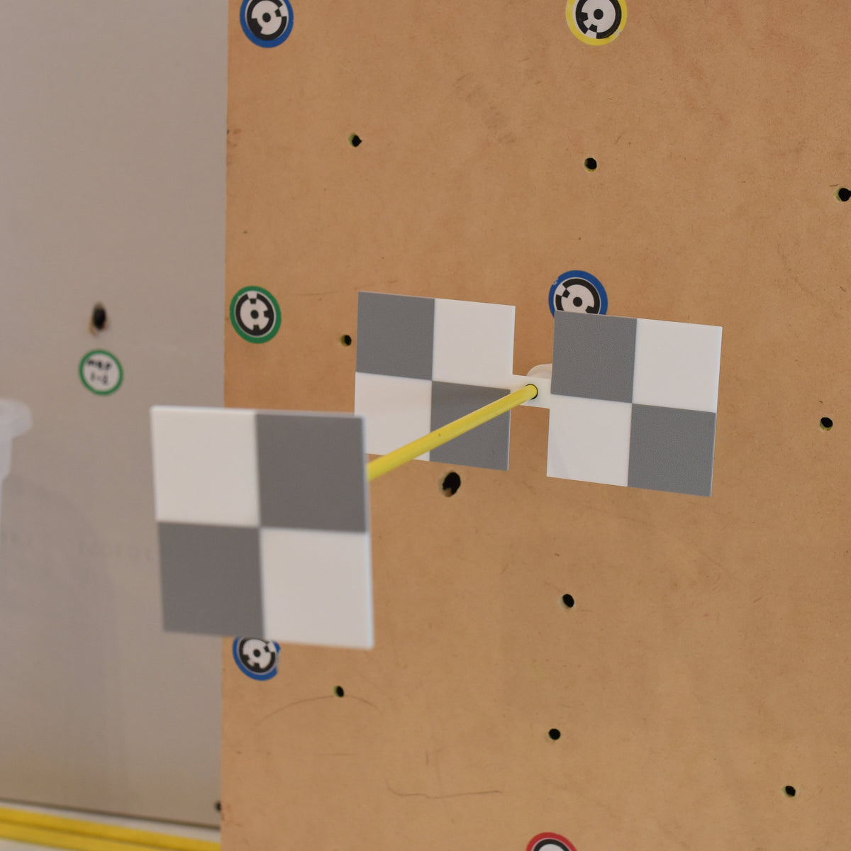 Checkerboard Targets for Trajectory Rods set of 4